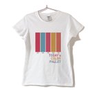 作品Tシャツ　Todays Color Pallet　チアーカラー　レディースフィットサイズ