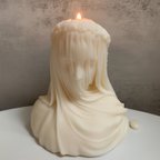 作品Veiled Mary candle｜マリアキャンドル