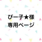 作品ぴー子★様専用ページ