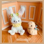 作品dollnodoll®︎スプリングバニーとひよこ