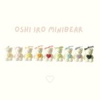 作品全9色！推し色♡mini bear