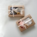 作品Gift box  ／ 窓付きbox