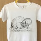 作品トリケラトプスTシャツ