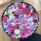 作品《受注製作》魔法のまあるいお花の宝箱🌹♥️豪華な大きさ！