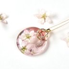 作品【さくら🌸咲く】ペンダントトップ　桜ハンドメイド2024