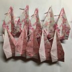 作品【送料無料】折り鶴　折り紙　桜　折り鶴シャワー