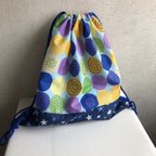 作品入園入学　ナップサック　体操服袋　プールバッグ　撥水加工