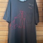 作品1点物 レザボアドッグス ハンド刺繍 Tシャツ Reservoir Dogs 映画 ロック 半袖