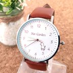 作品柴犬の腕時計 レディース
