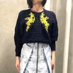 作品Redesign Lace Applique Knit Top [ 一点物 ]