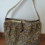 作品<sale>花柄バッグ＊マスタード