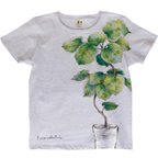 作品観葉植物 フィカス・ウンベラータ 手描きTシャツ
