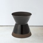 作品ベトナム 陶器 スツール 黒色 アンティーク 椅子