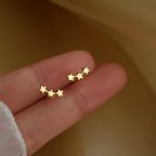 作品【ピアス】小さな星のピアス　ゴールドピアス　ミニピアス　プチサイズ