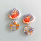 作品palette刺繍ピアス