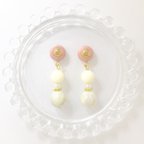 作品モーヴコロコロイヤリング/ピアス