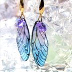 作品妖精の翅ピアスfairy wing earrings【再販】