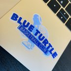 作品Sticker “BLUE TURTLE BASKETBALL CLUB 01”　-clear-