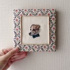 作品うちの子刺繍・パネルボード/ファブリックボード