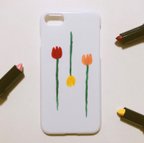 作品【オーダーメイド 】チューリップなiPhoneケース🌷