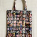 作品ぺったんこバッグ*リバティ*Archive Gingham*カラフル*32×28㎝