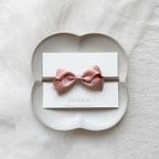 作品限定color‼︎PINK　𝐎𝐌𝐄𝐊𝐀𝐒𝐇𝐈 𝐜𝐨𝐥𝐥𝐞𝐜𝐭𝐢𝐨𝐧　Satin ribbon bow babyhairband　