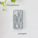 作品ミナペルホネン　iPhone ケース　pomppia 