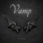 作品再販【Vamp】蝙蝠羽ゴシックブラックミニヘアクリップ