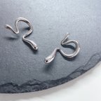 作品distortion ear cuff silver