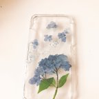 作品[一点物]押し花ケース/iPhoneX