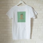 作品テディベアTシャツ　バックプリントイラストTシャツ