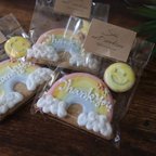 作品【3袋セット】レインボーのオーガニックアイシングクッキー
