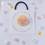 作品【送料無料】ヘアゴム　ウサギ