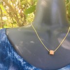 作品yakusugi cube necklace