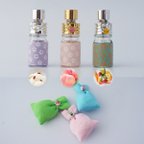 作品【期間限定】5ml　AS　FOOD系香水　瑞桃＋杏仁花＋フルーツパフェ＋春色におい袋付き　5ml×3本　美味しい香り