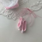 作品toe shoes　aromastone~pink~