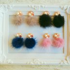 作品Pearl♡Bijou♡Fur  ピアス/イヤリング