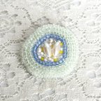 作品bead embroidery brooch 