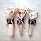 作品Heart clear mini bouquet ♡ ハートクリアミニブーケ　卒業式・ピアノ発表会・卒部式・バレエ発表会