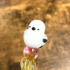 作品animal glass pen（しまえなが）