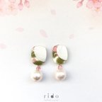 作品桜色 ピアス/イヤリング