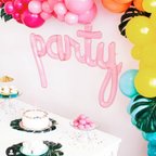 作品"party" balloon