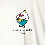 作品「りんご食う」ズボンずれるおにTシャツ122