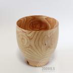 作品木のカップ 木製 W87mm×H90mm 200915.5