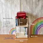 作品【キャスター】キッチンワゴン　プランターワゴン　おもちゃ収納　ミディアム　44cm