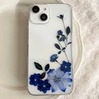 作品【ほぼ全機種対応スマホケース❁】押し花スマホケース NO.511 押し花＆レジン