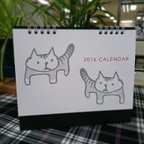 作品2016年卓上　猫カレンダー