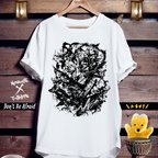 作品動物アートTシャツ「Don't Be Afraid」