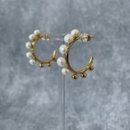 作品【Stainless steel】TANSUI HOOP EARRINGS