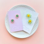 作品🌸お花シリーズ🌿【ピアス】